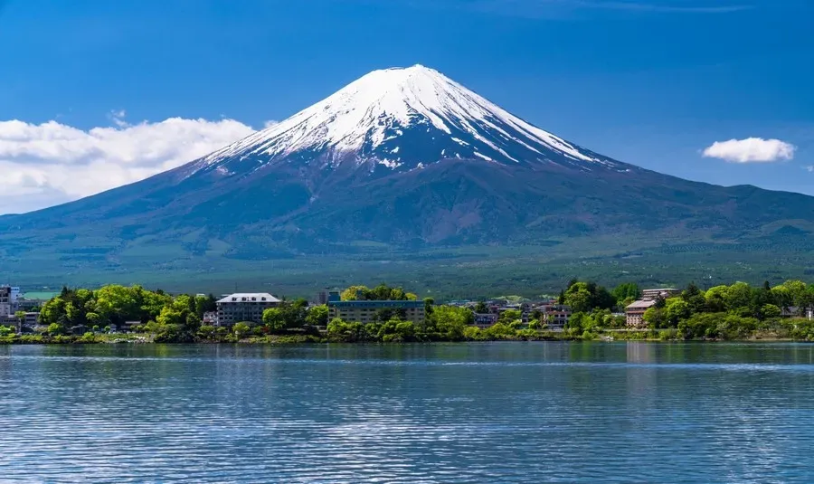 keindahan gunung fuji yang memukau