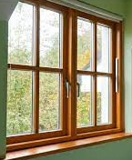 material jendela dari kayu aluminium clad 