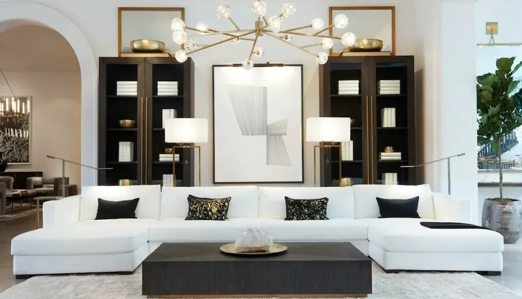 gaya desain interior mewah