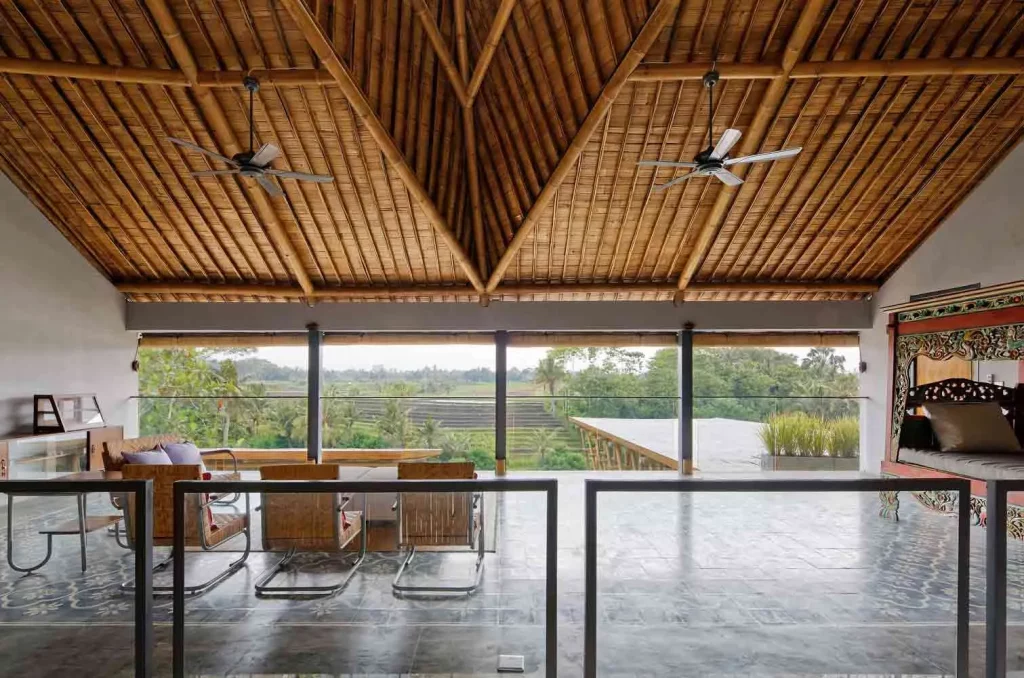 Desain interior estetik terbaik saat ini - Material Alami dari Bambu