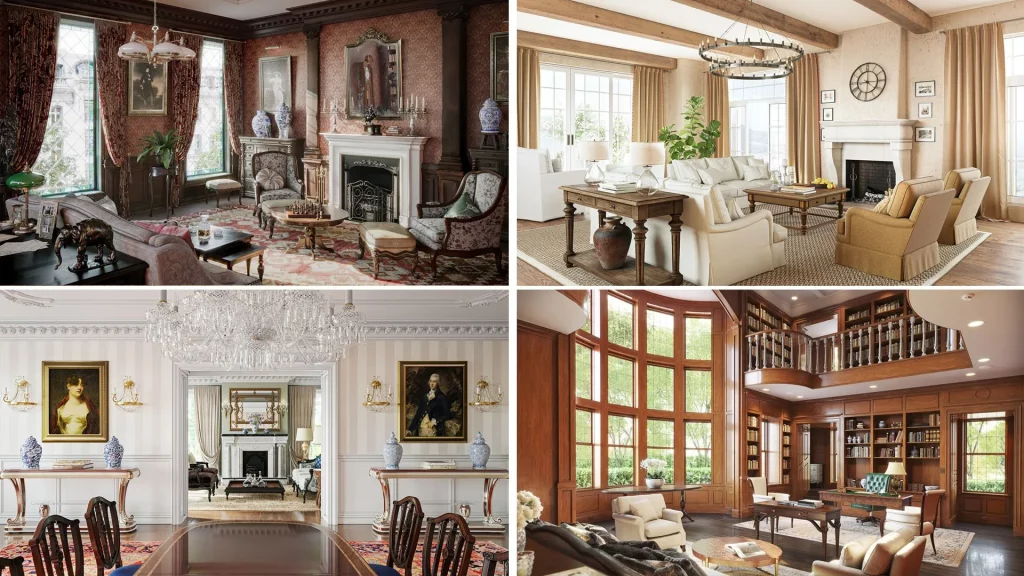 Desain interior rumah klasik eropa rekomendasi untuk anda 