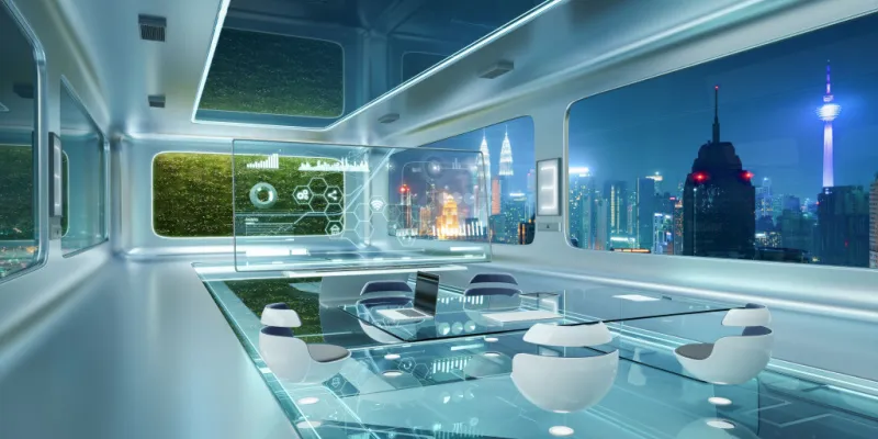 Tren desain interior futuristik yang akan populer di masa depan