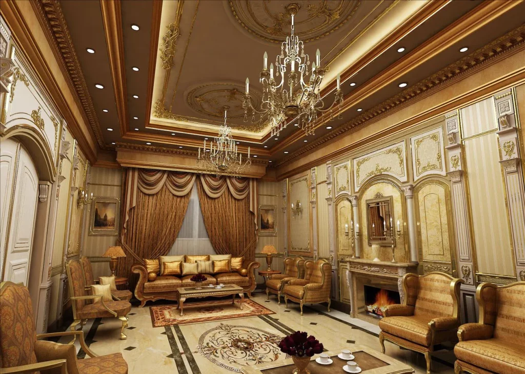Desain interior rumah klasik eropa rekomendasi untuk anda - Ciri Khas Ornamen Dekoratif